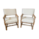 Paire de fauteuil refait