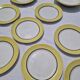Set of 7 Flat Plates Plus 2 Dishes Ingrid Sarreguemines Digoin Model