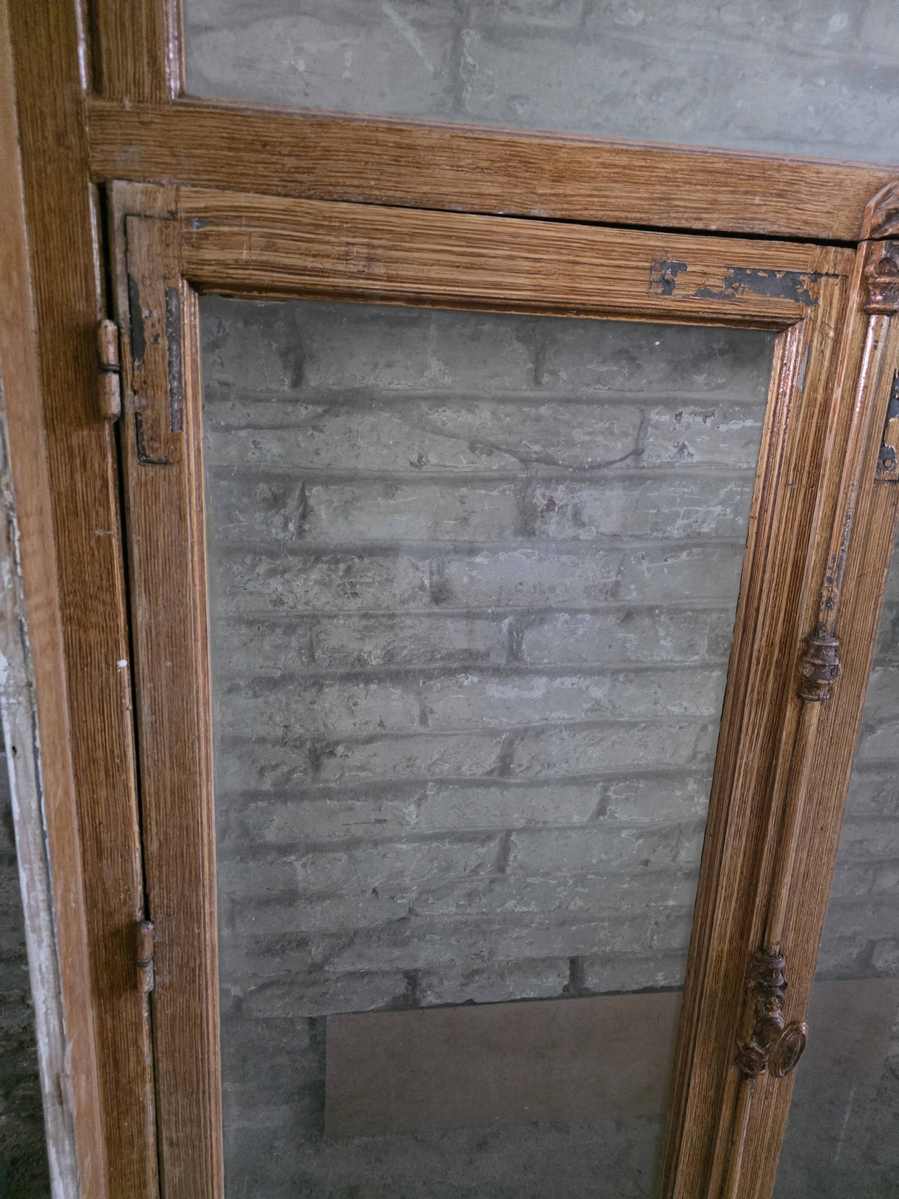 Solid oak window from the early 20th century.