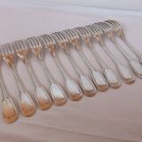 Antique forks silver metal service model to net