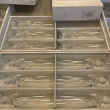 Set de 70 verres Crystal Durand - Organdi -
