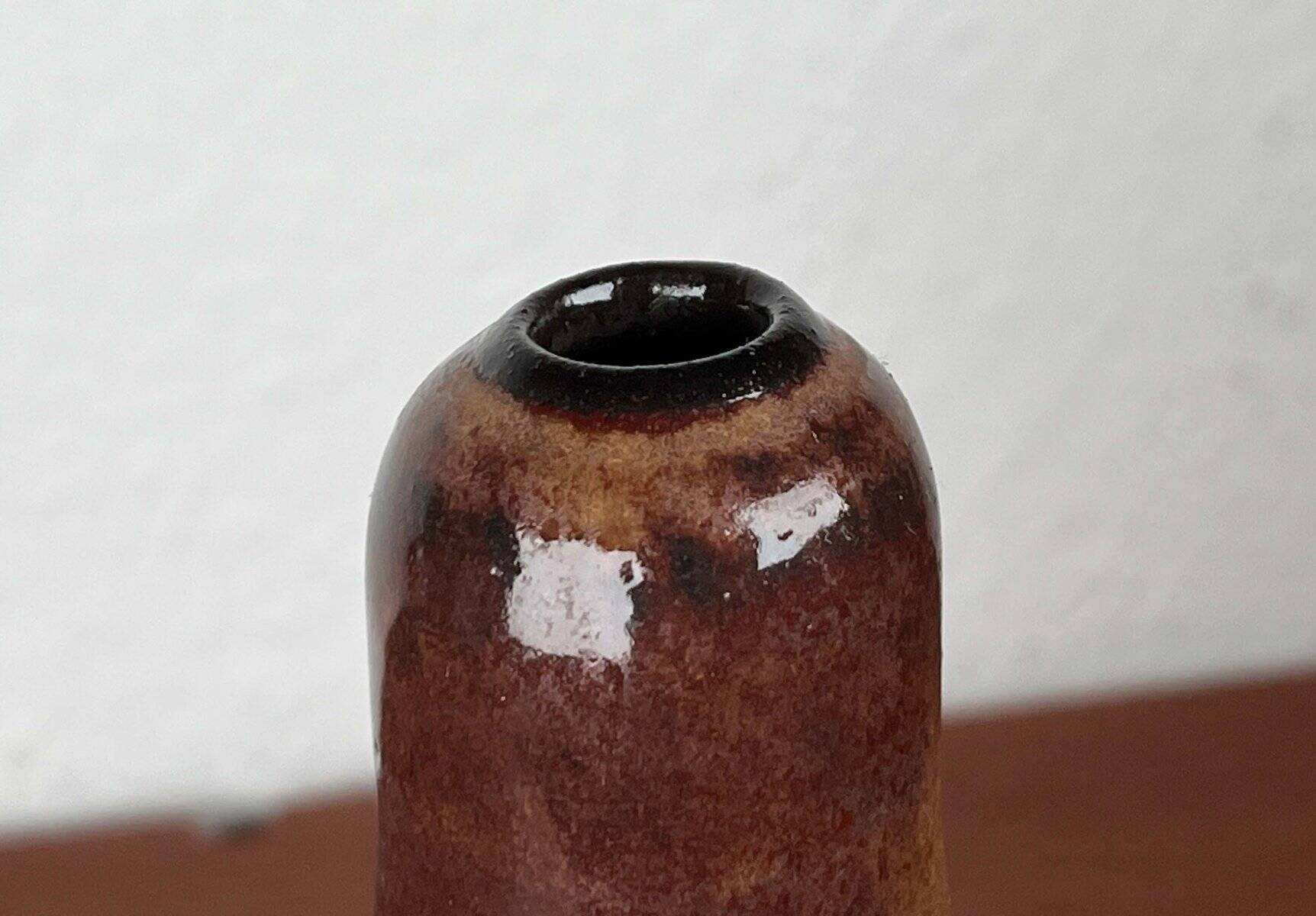 Vase calebasse en poterie d'atelier allemand du milieu du siècle de Cornelsen Kindermann Keramik, années 1960