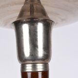Art-deco mahogany lamppost