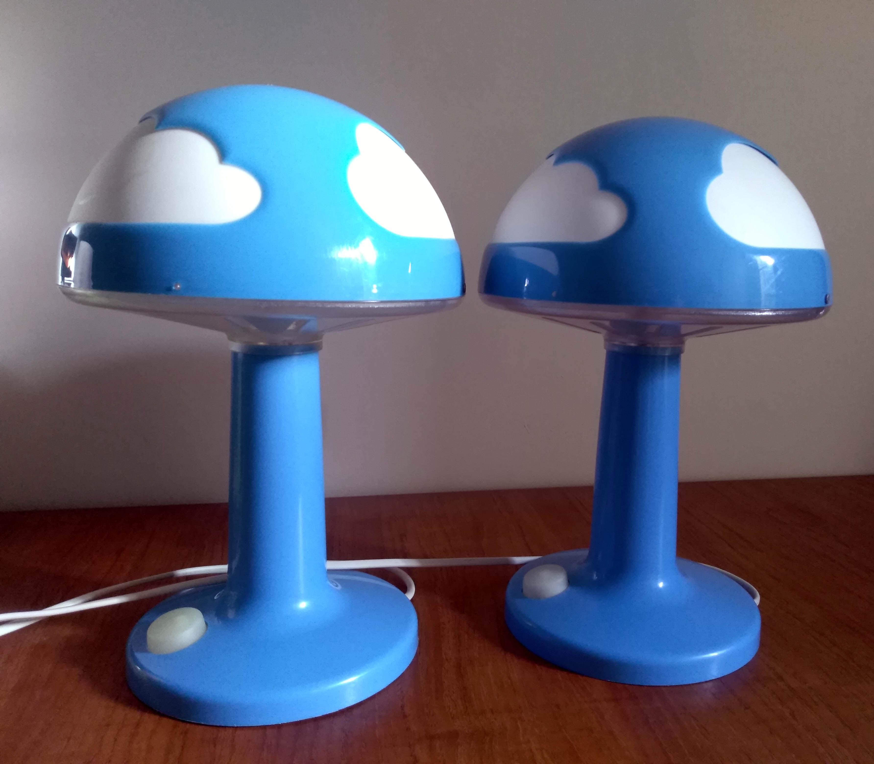 Pair of Skojig Ikea cloud lamps