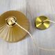 Vintage Art Deco Pendant Light – Molded Frosted Glass – 21 cm
