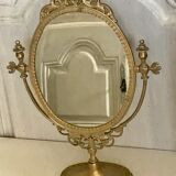 Brass psyche mirror