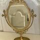 Miroir psyché en laiton