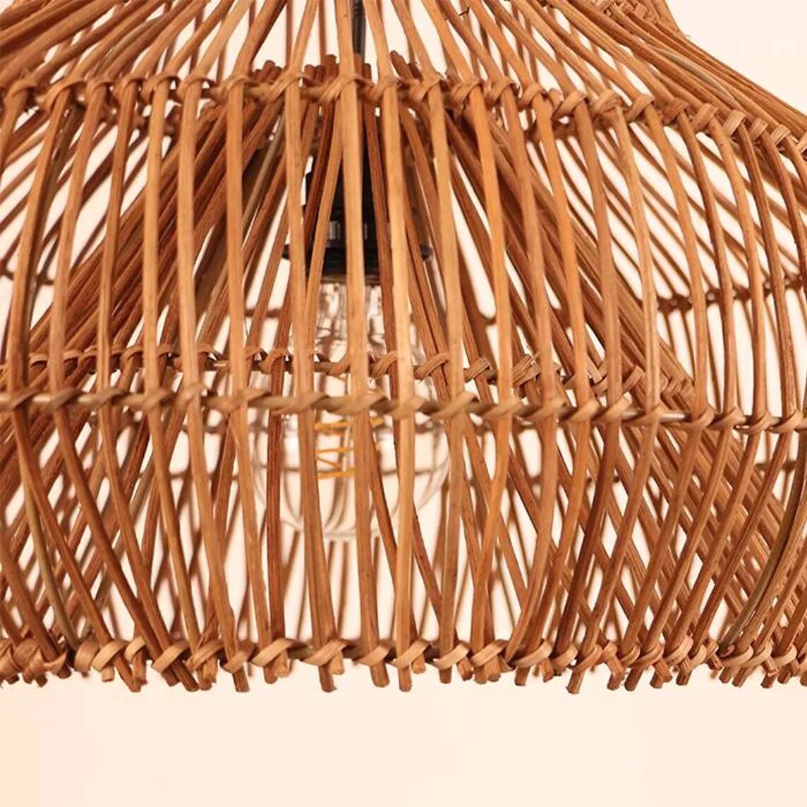 Rattan pendant light