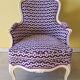 Louis XV shepherdess armchair reupholstered