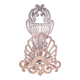 Cast iron garden pipe holder