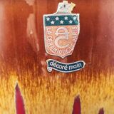 Vintage hand decorated La Céramique de Paris plant pot