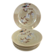 8 Vintage Pearl Chinese Dessert Plates