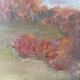 Tableau vintage paysage années 70