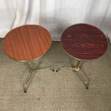 Paire de tables d’appoint vintage 60s