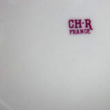 Set de 20 assiettes plates et creuses vintage CHR