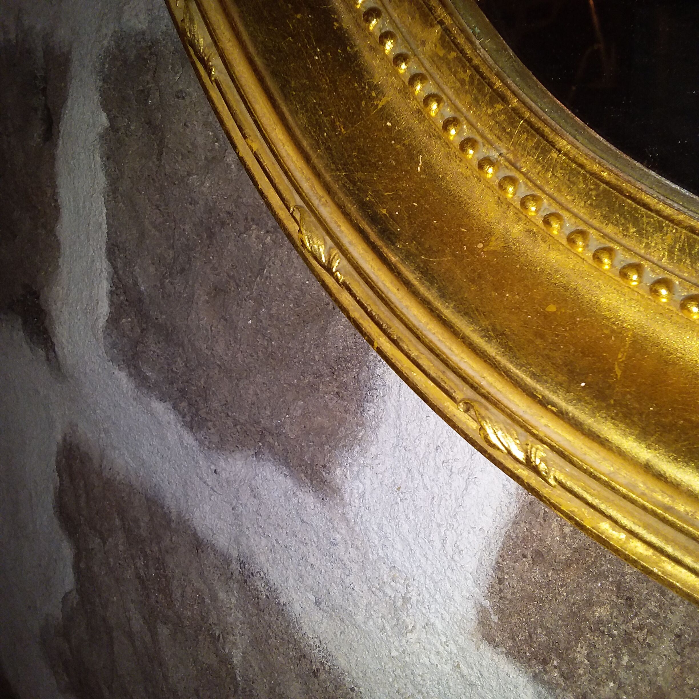 Louis XVI oval mirror 56x67cm