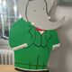 Children's Wall Decoration Babar the King Painted Wood
