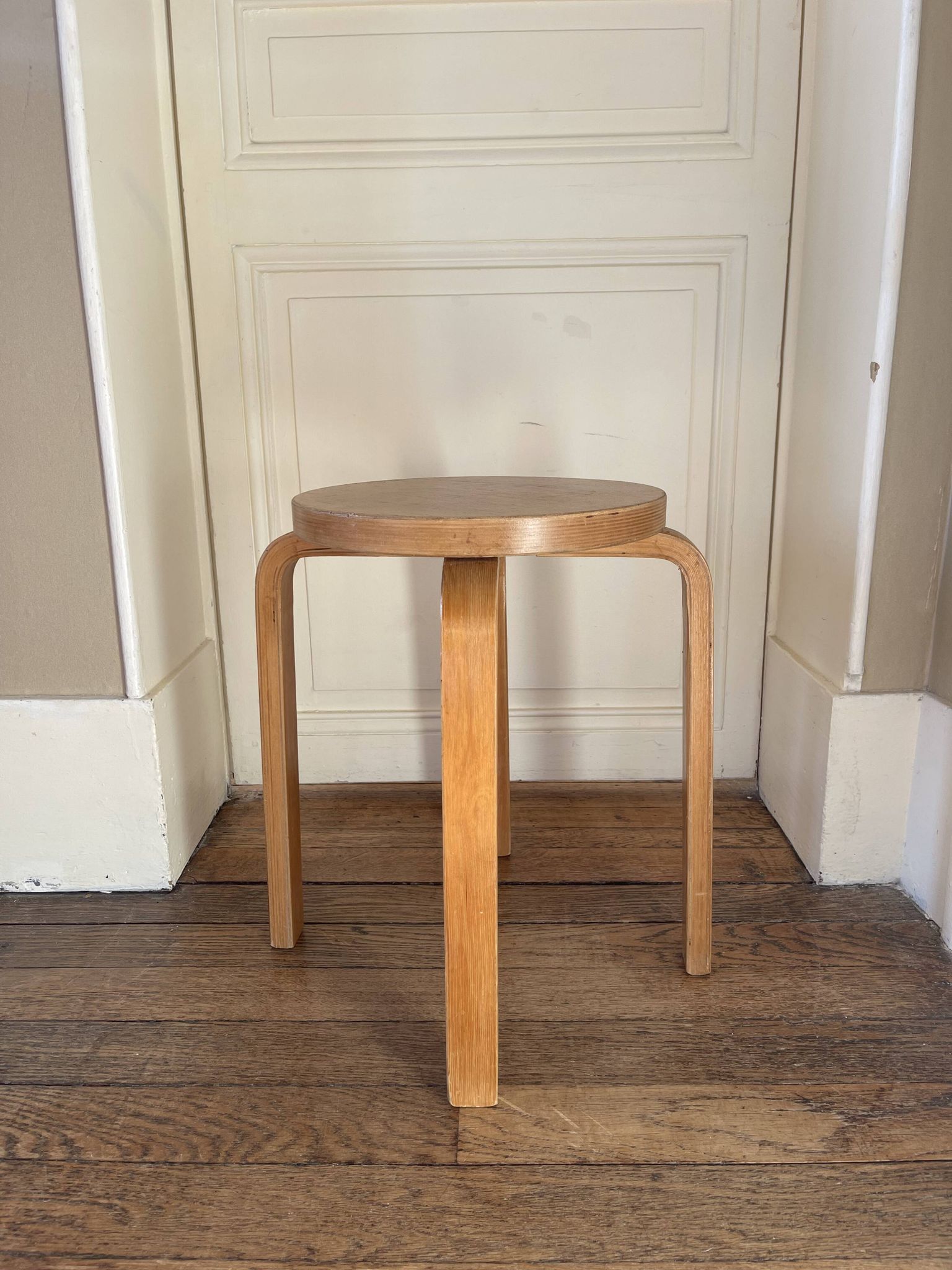 Tabouret Artek en Bois par Alvar Aalto