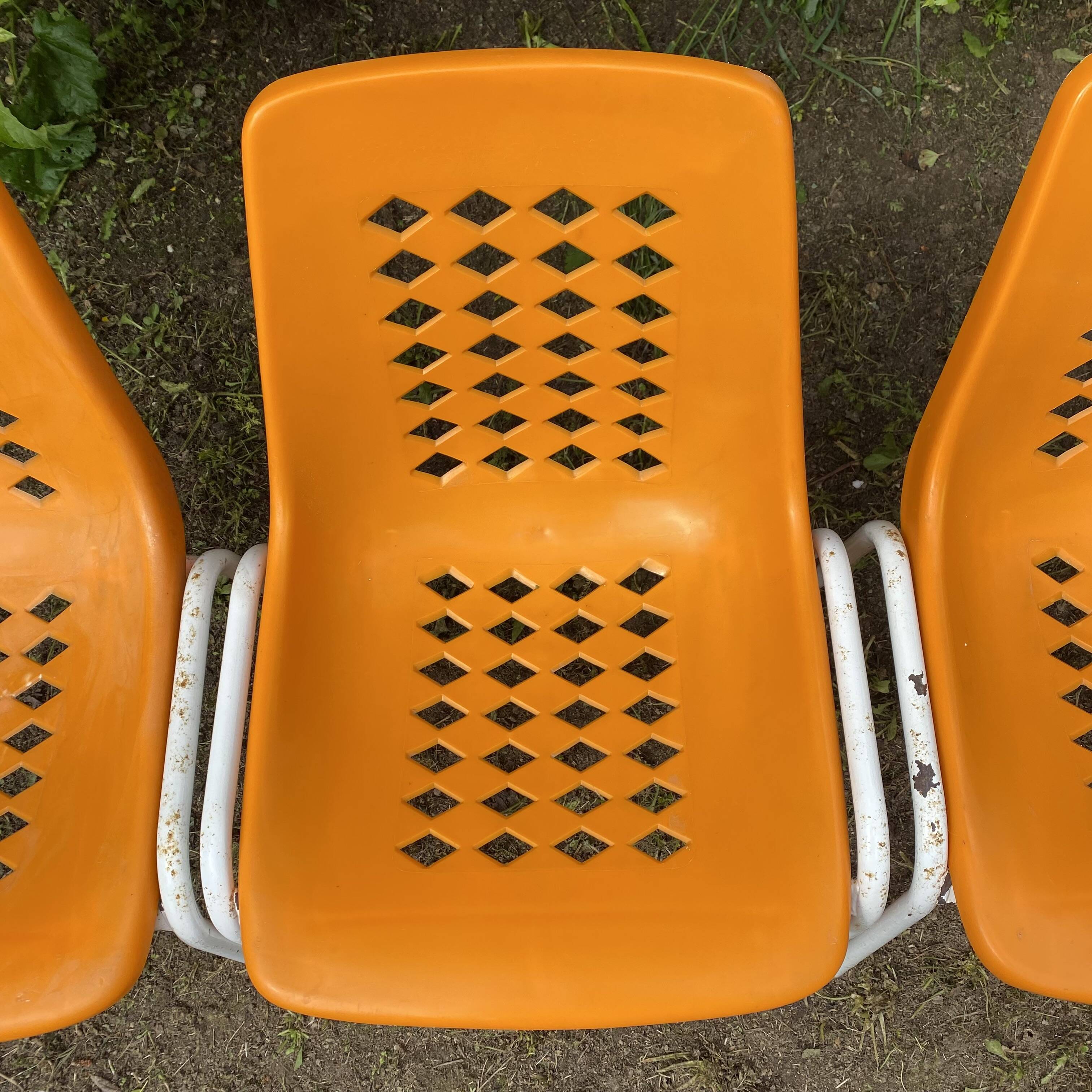 Bar terrace chairs, 70s