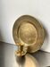 Vintage brass wall candle holder sconce diameter 18 cm