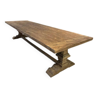 Spirito monastery table in solid oak - length 280 cm