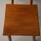 Tabourets hauts rustiques en chêne. années 1970. Lot de 2