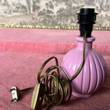 Pink ceramic lamp foot
