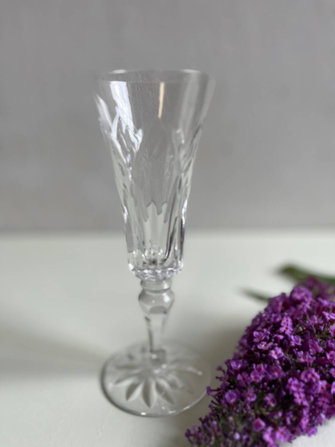 Lot de 6 flûtes cristal St Louis