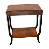 Walnut console table 1950