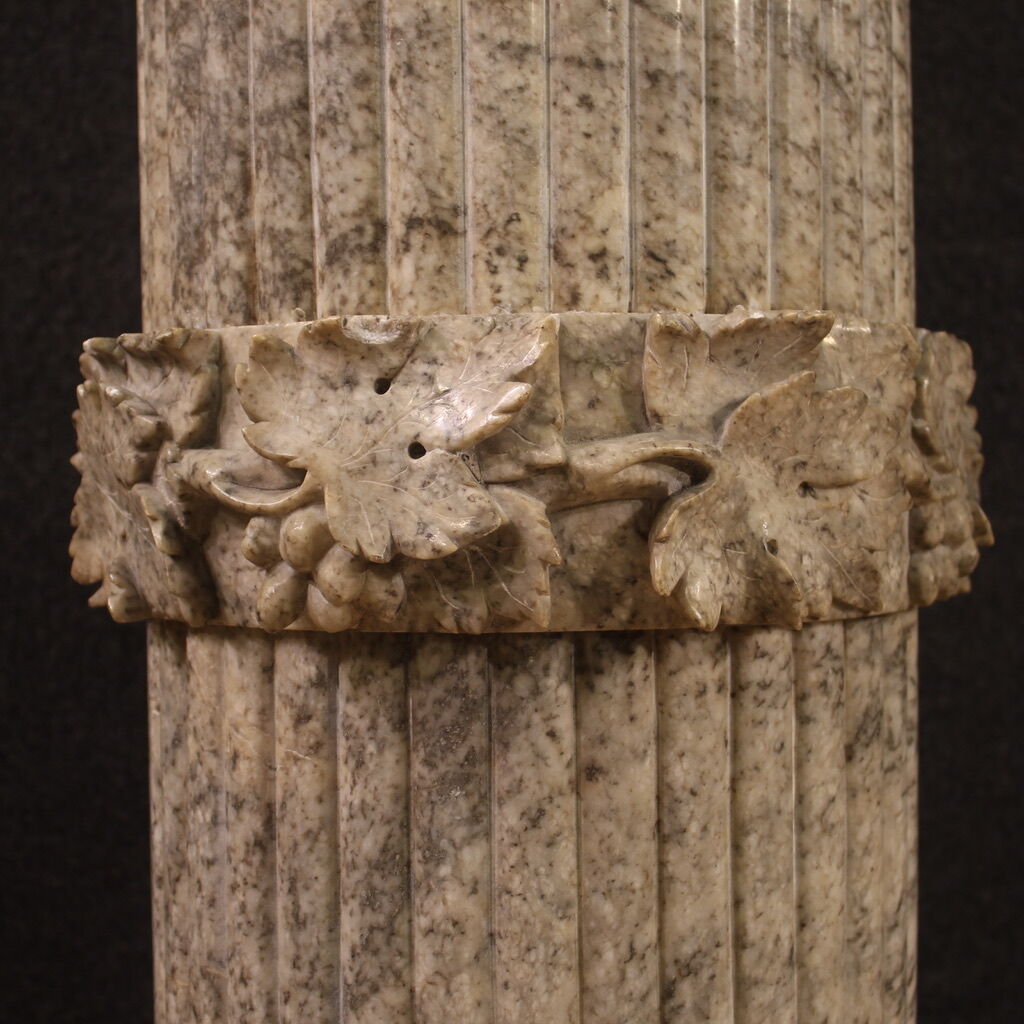 Alabaster column from the 1930s