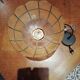Suspension nacre et laiton 60s
