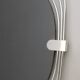 Smoked Wall Mirror with a Triple Chrome-Plated Metal Frame, Italy