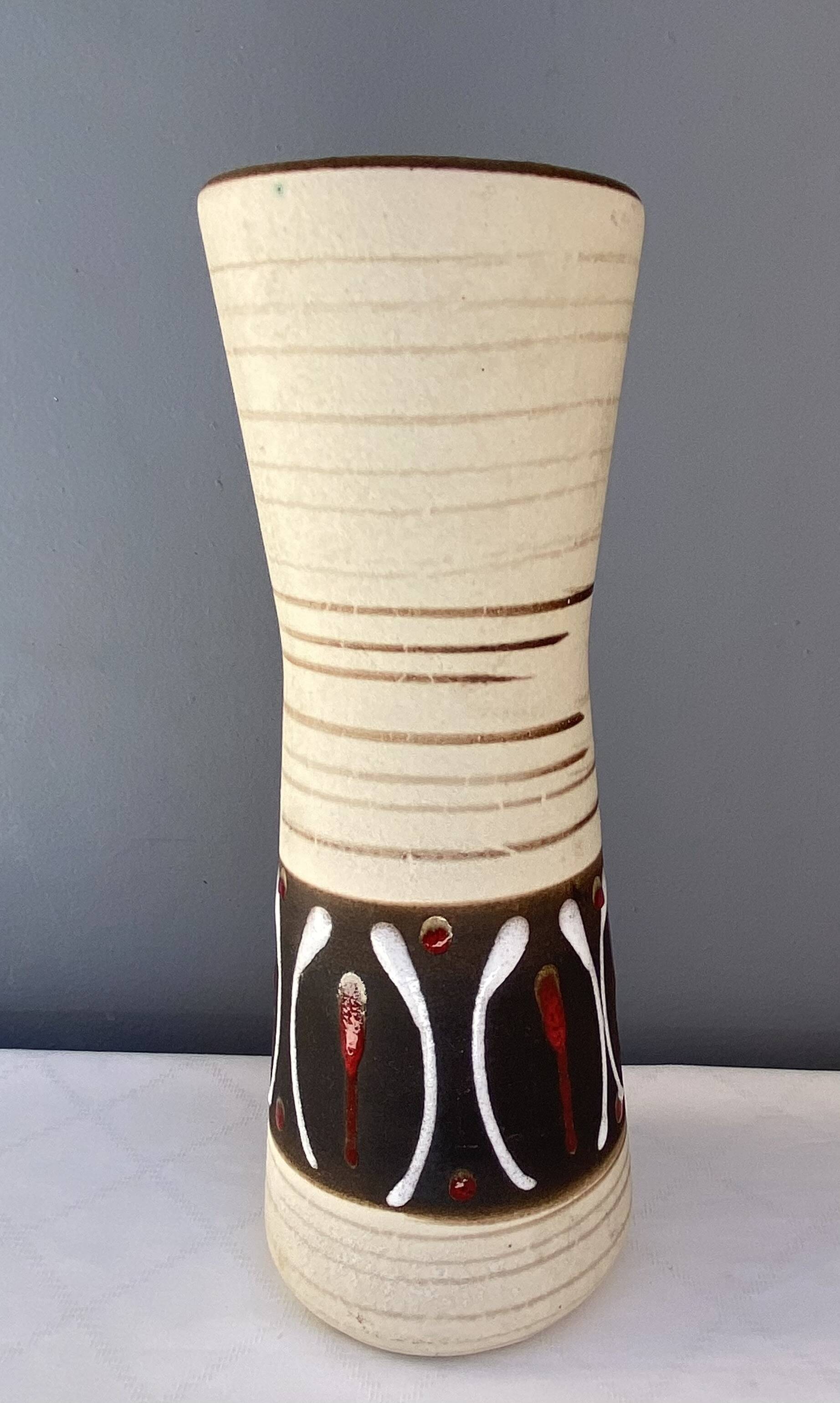 Three West German ceramic vases
