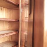 Large walnut library XIX°