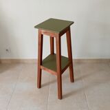 Vintage solid wood high stool