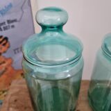 Set of 2 glass jars