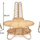 Set of Three Bamboo Garden Chairs, Italy