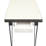 Set table and 2 chairs, formica, 1960