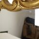 Classic Gold Crested Mirror, French Baroque Style, 74 cm