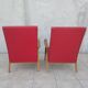 Paire de fauteuils vintage en skaï