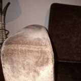 Artisan-Restored Mid-Century Armchair in Golden Mustard Velvet | Bruno Gonç