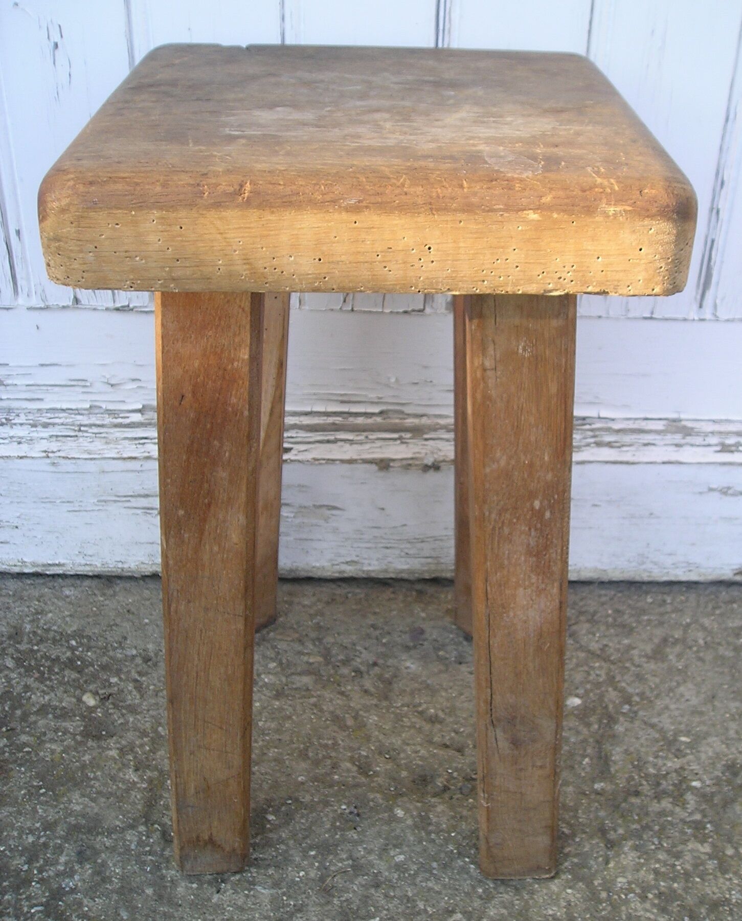Rustic artisan stool