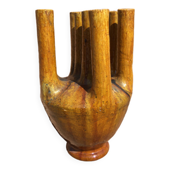 Poterie de tamegroute en terre cuite émaillée
