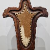 Folk art tripod chair