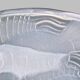 Pair of cups signed p d'avesn opalescent glass france 1930s