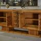 Art Deco buffet in oak and wrought iron by Léon and Maurice Jallot 1940s