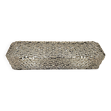 Hammered glass wall light