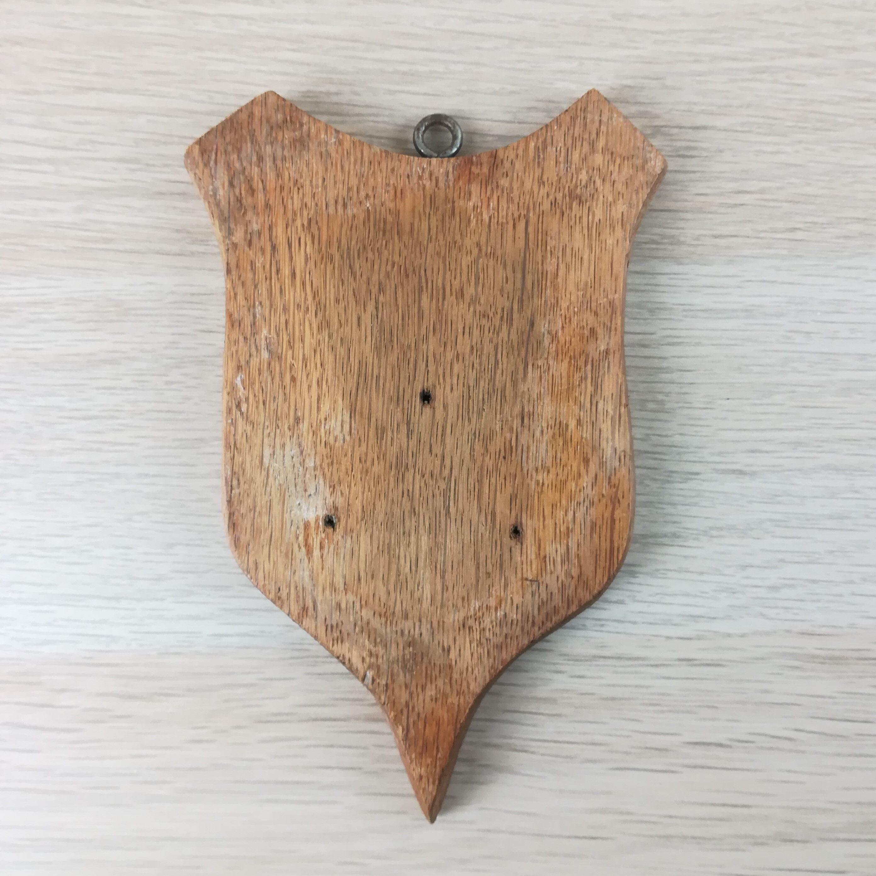 Wooden trophy holder