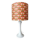 1970s orange bird tulip lamp