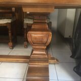 Solid oak monastery table